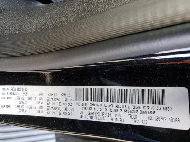 Photo 10 from auction – 2020 RAM 1500 LIMIT with VIN 1C6SRFHMXLN207101
