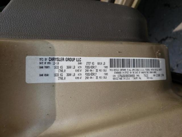 Photo 10 from auction – 2011 DODGE DAKOTA SLT with VIN 1D7RW3GK8BS590959