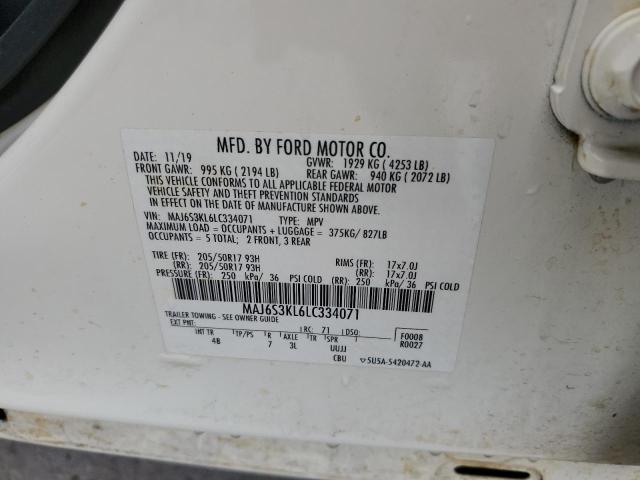 صورة رقم 10 من المزاد - 2020 FORD ECOSPORT T مع VIN MAJ6S3KL6LC334071