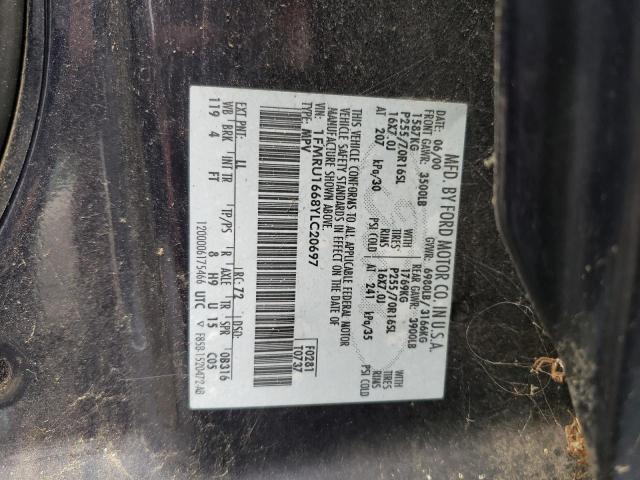 Photo 10 from auction – 2000 FORD EXPEDITION with VIN 1FMRU1668YLC20697