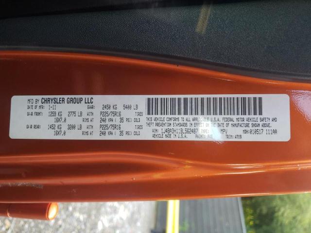 Photo 10 from auction – 2011 JEEP WRANGLER U with VIN 1J4BA3H11BL562487