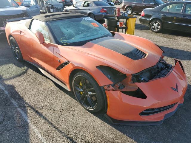 CHEVROLET CORVETTE S 2019 with VIN 1G1YK3D79K5109688 - Photo from auction