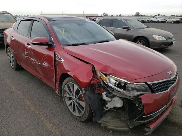 KIA OPTIMA SX 2016 with VIN 5XXGW4L22GG052420 - Photo from auction