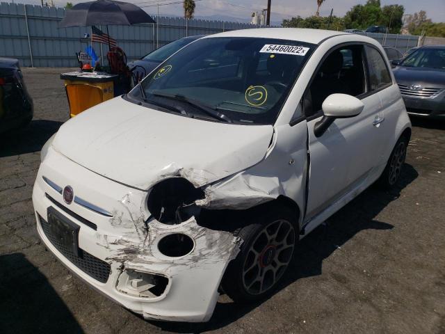 Photo 2 from auction – 2015 FIAT 500 SPORT with VIN 3C3CFFBR2FT625350