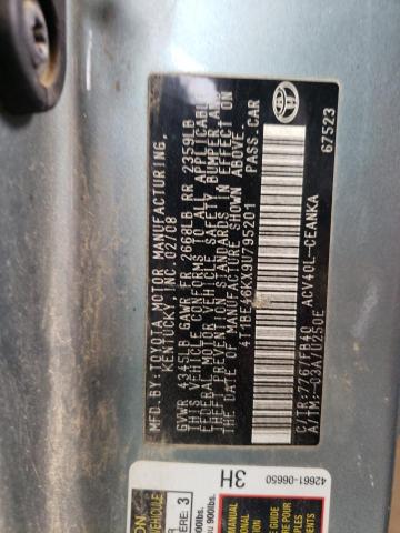Photo 10 from auction – 2009 TOYOTA CAMRY BASE with VIN 4T1BE46KX9U795201