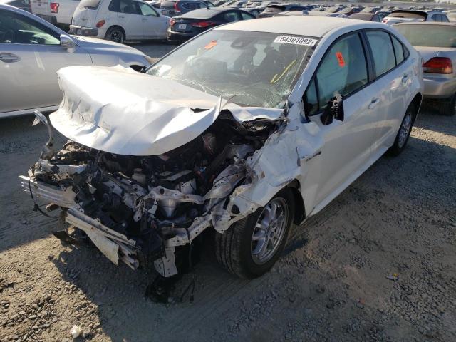 Photo 2 from auction – 2020 TOYOTA COROLLA LE with VIN JTDEBRBE7LJ012027