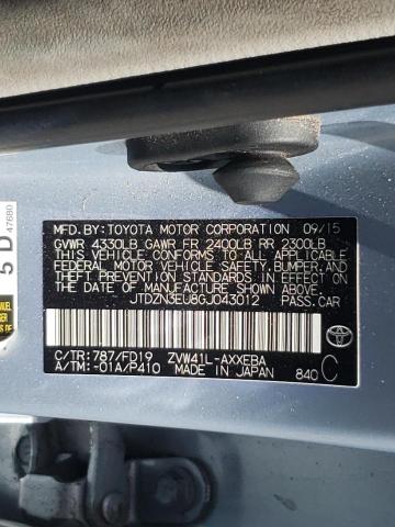 Photo 10 from auction – 2016 TOYOTA PRIUS V with VIN JTDZN3EU8GJ043012