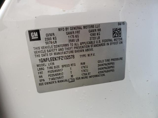 Photo 10 from auction – 2015 CHEVROLET EQUINOX LS with VIN 1GNFLEEK7FZ132578