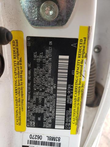 Photo 10 from auction – 2010 TOYOTA SEQUOIA SR with VIN 5TDZM5G12AS002158