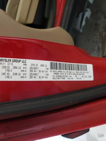 Photo 10 from auction – 2014 DODGE GRAND CARA with VIN 2C4RDGBG1ER273914