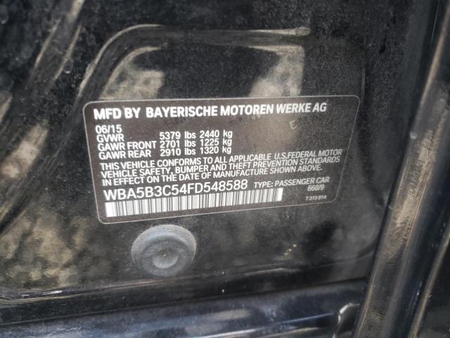 Photo 10 from auction – 2015 BMW 535 XI with VIN WBA5B3C54FD548588
