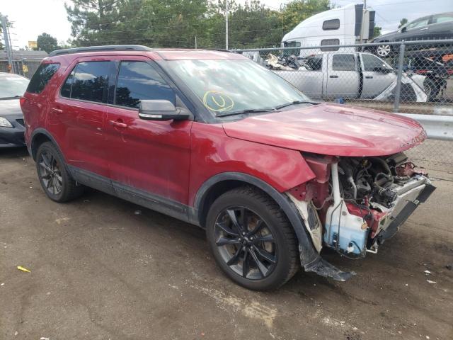 FORD EXPLORER X 2018 with VIN 1FM5K8D85JGA55448 - Photo from auction