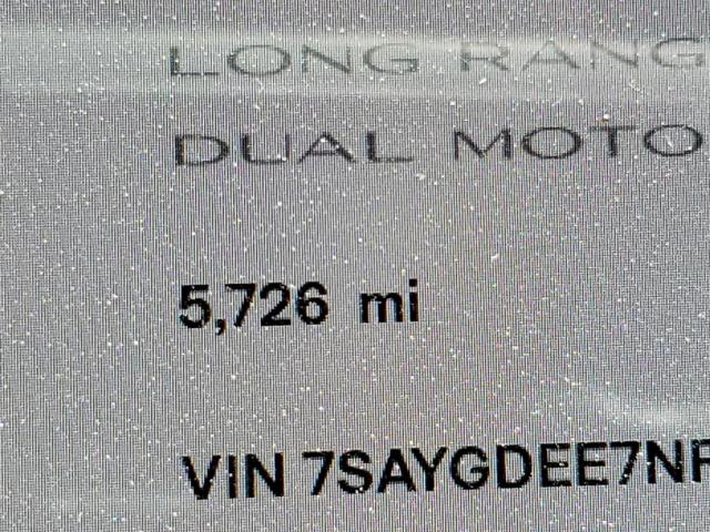 Photo 8 from auction – 2022 TESLA MODEL Y with VIN 7SAYGDEE7NF371792
