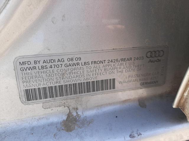 Photo 10 from auction – 2010 AUDI A4 PREMIUM with VIN WAUAFAFL9AN018251