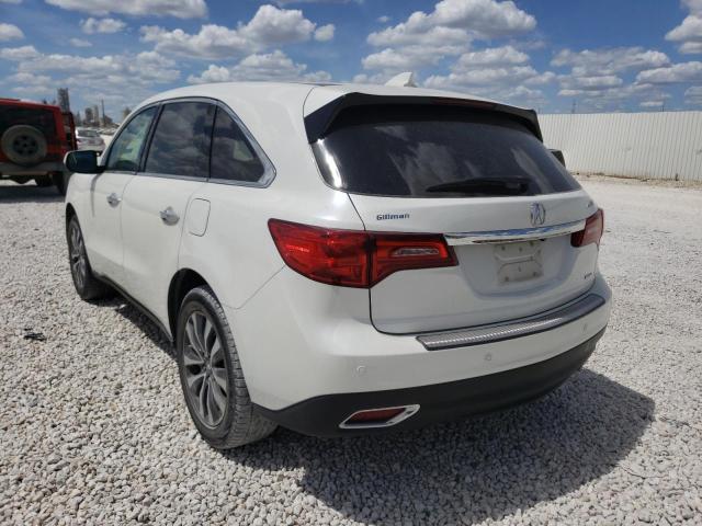 Photo 3 from auction – 2014 ACURA MDX TECHNO with VIN 5FRYD4H47EB004916