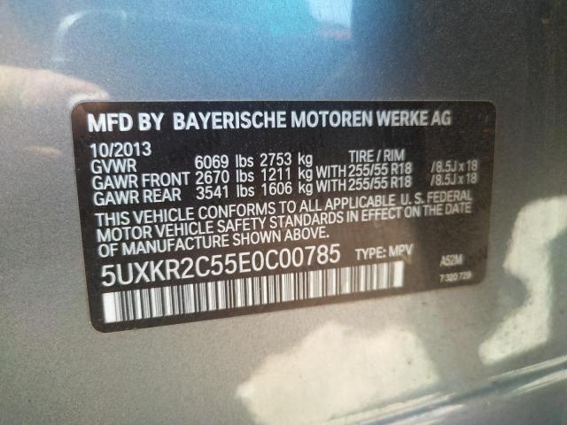 Photo 10 from auction – 2014 BMW X5 SDRIVE3 with VIN 5UXKR2C55E0C00785