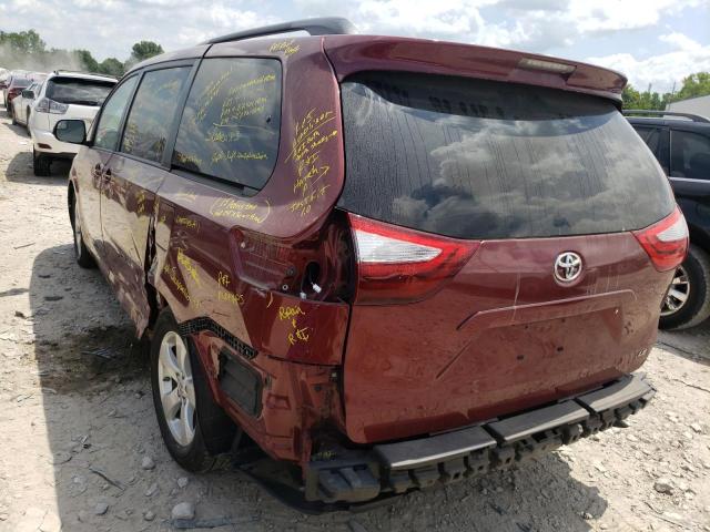 Photo 3 from auction – 2016 TOYOTA SIENNA LE with VIN 5TDKK3DC8GS762816