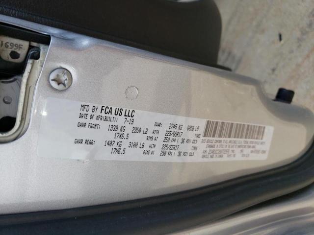 Photo 10 from auction – 2019 DODGE GRAND CARA with VIN 2C4RDGCG9KR722976