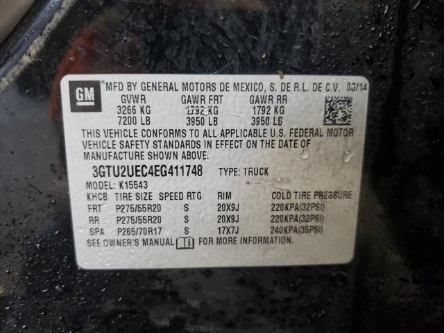 Photo 10 from auction – 2014 GMC SIERRA K15 with VIN 3GTU2UEC4EG411748