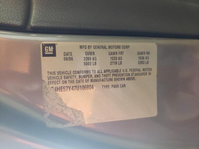 Photo 10 from auction – 2007 BUICK LUCERNE CX with VIN 1G4HE57Y47U106804