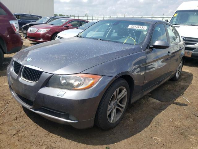 Photo 2 from auction – 2008 BMW 328 XI with VIN WBAVC935X8K038406