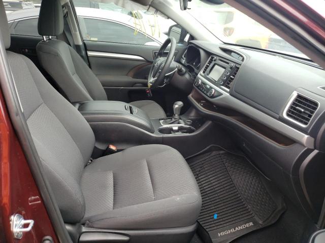 Photo 5 from auction – 2019 TOYOTA HIGHLANDER with VIN 5TDBGRFH0KS057059