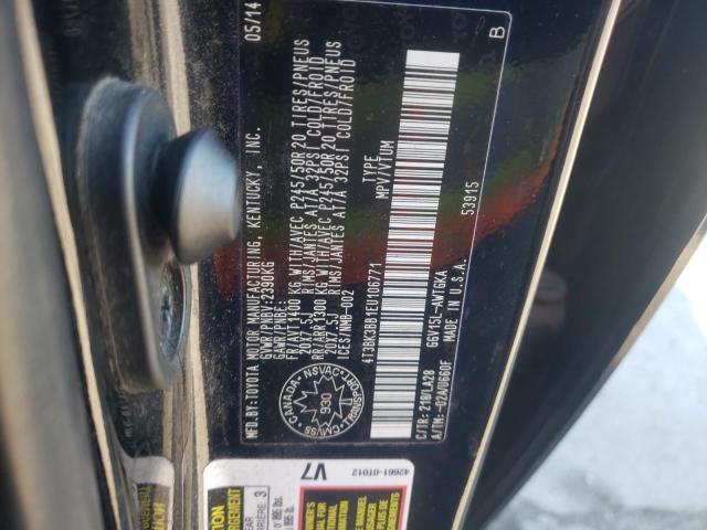 Photo 10 from auction – 2014 TOYOTA VENZA LE with VIN 4T3BK3BB1EU106771