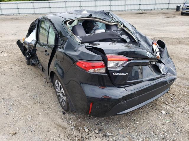 Photo 3 from auction – 2022 TOYOTA COROLLA LE with VIN JTDEAMDE6NJ052041