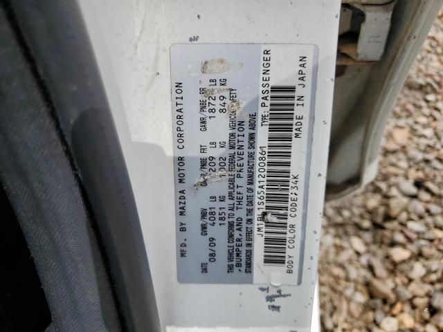 Photo 10 from auction – 2010 MAZDA 3 S with VIN JM1BL1S65A1200861