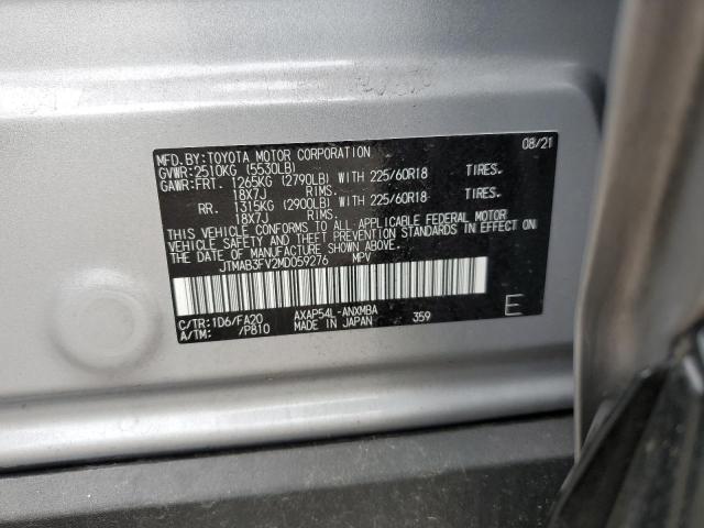 Photo 10 from auction – 2021 TOYOTA RAV4 PRIME with VIN JTMAB3FV2MD059276