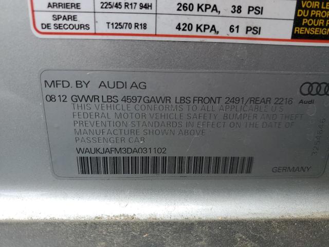 صورة رقم 10 من المزاد - 2013 AUDI A3 PREMIUM مع VIN WAUKJAFM3DA031102