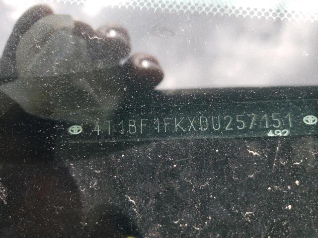 Photo 10 from auction – 2013 TOYOTA CAMRY L with VIN 4T1BF1FKXDU257151