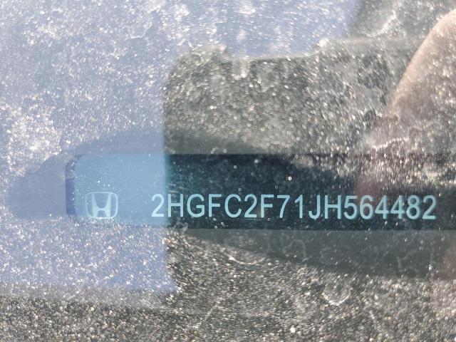 Photo 10 from auction – 2018 HONDA CIVIC EX with VIN 2HGFC2F71JH564482