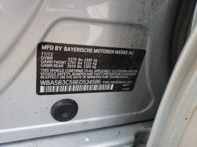 Photo 10 from auction – 2014 BMW 535 XI with VIN WBA5B3C59ED534586