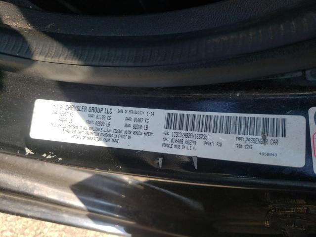 Photo 10 from auction – 2014 DODGE AVENGER SE with VIN 1C3CDZAB2EN166735