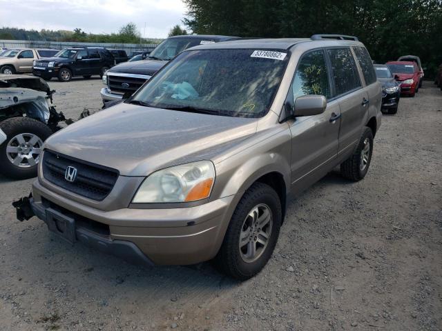 Photo 2 from auction – 2003 HONDA PILOT EX with VIN 2HKYF18473H580109