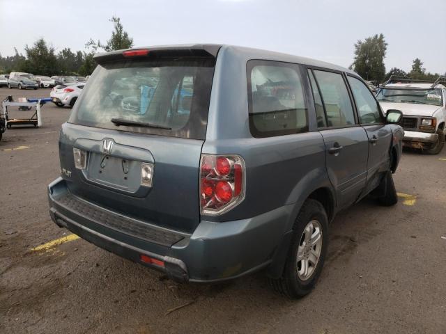 Photo 4 from auction – 2006 HONDA PILOT LX with VIN 5FNYF28186B052190