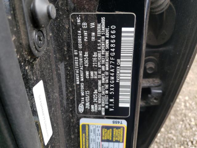 Photo 10 from auction – 2015 KIA OPTIMA LX with VIN 5XXGM4A77FG486660
