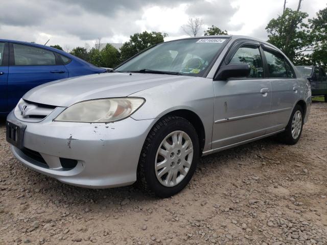 Photo 2 from auction – 2005 HONDA CIVIC LX with VIN 2HGES16565H528882