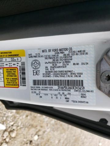 Photo 10 from auction – 2014 FORD FUSION SE with VIN 3FA6P0LU6ER245659