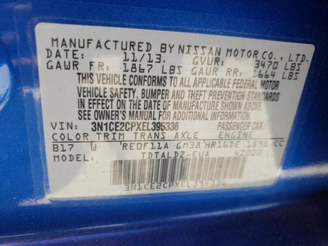 Photo 10 from auction – 2014 NISSAN VERSA NOTE with VIN 3N1CE2CPXEL395336