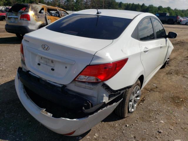 Photo 4 from auction – 2016 HYUNDAI ACCENT SE with VIN KMHCT4AE5GU165546