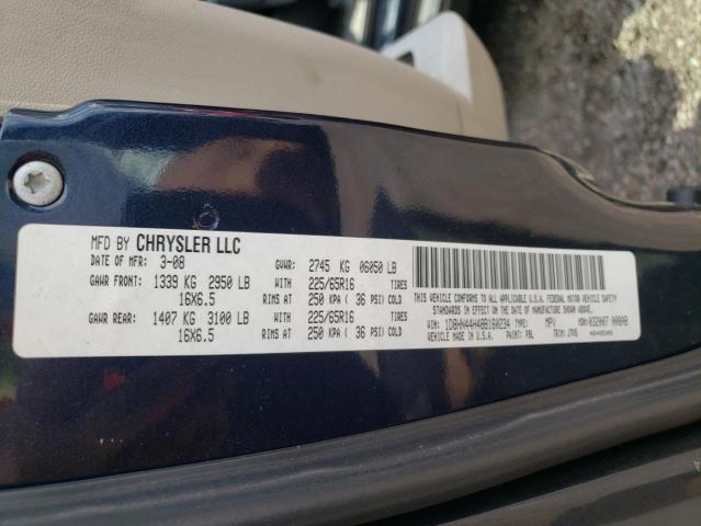 Photo 10 from auction – 2008 DODGE GRAND CARA with VIN 1D8HN44H48B160234