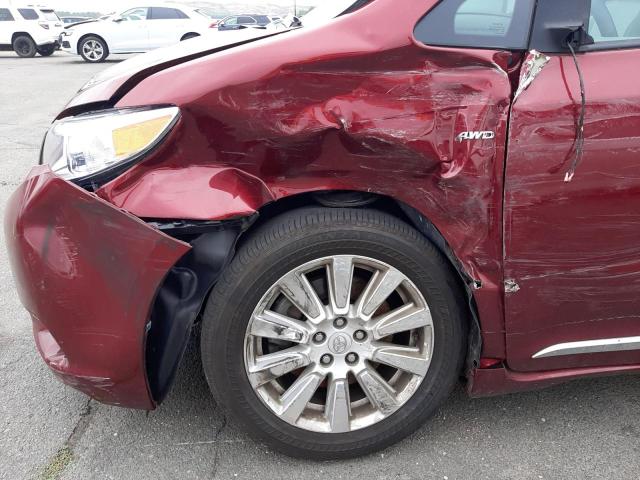Photo 9 from auction – 2017 TOYOTA SIENNA XLE with VIN 5TDDZ3DC3HS182900