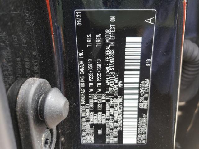 Photo 10 from auction – 2021 LEXUS RX 350 with VIN 2T2HZMDA1MC277802