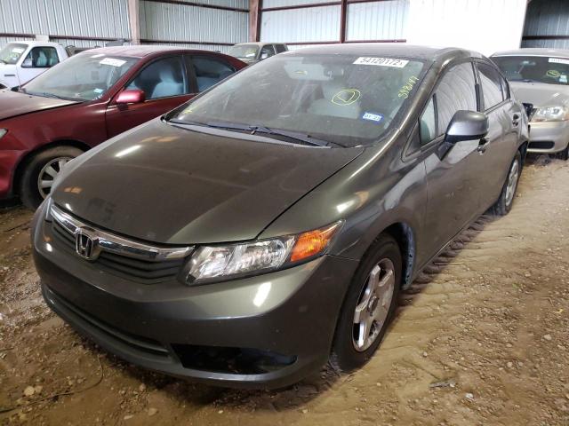 Photo 2 from auction – 2012 HONDA CIVIC LX with VIN 2HGFB2F58CH598147