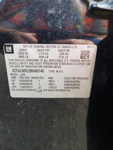 Photo 10 from auction – 2011 GMC TERRAIN SL with VIN 2CTALWEC2B6480140