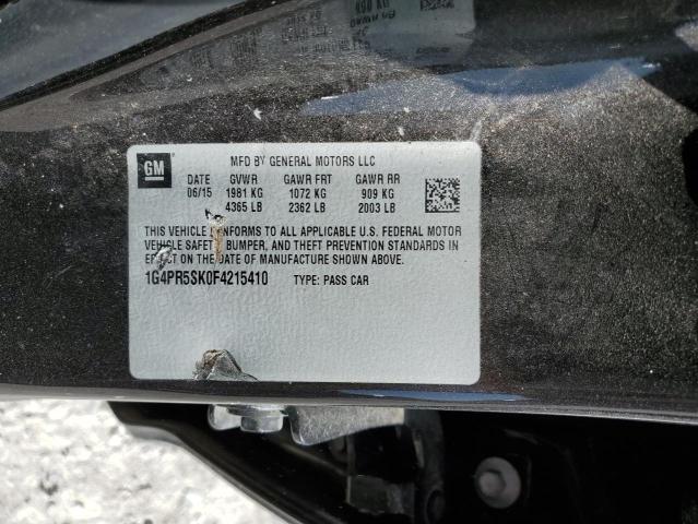 Photo 10 from auction – 2015 BUICK VERANO CON with VIN 1G4PR5SK0F4215410