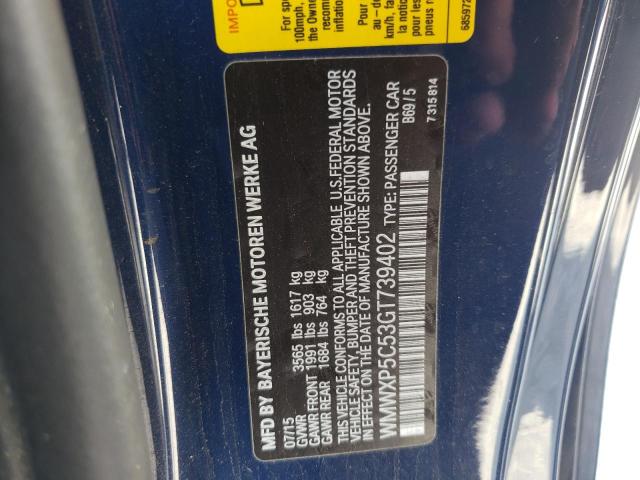 Photo 10 from auction – 2016 MINI COOPER with VIN WMWXP5C53GT739402