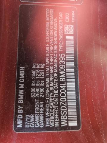 Photo 10 from auction – 2020 BMW M8 with VIN WBSDZ0C04LBM09395